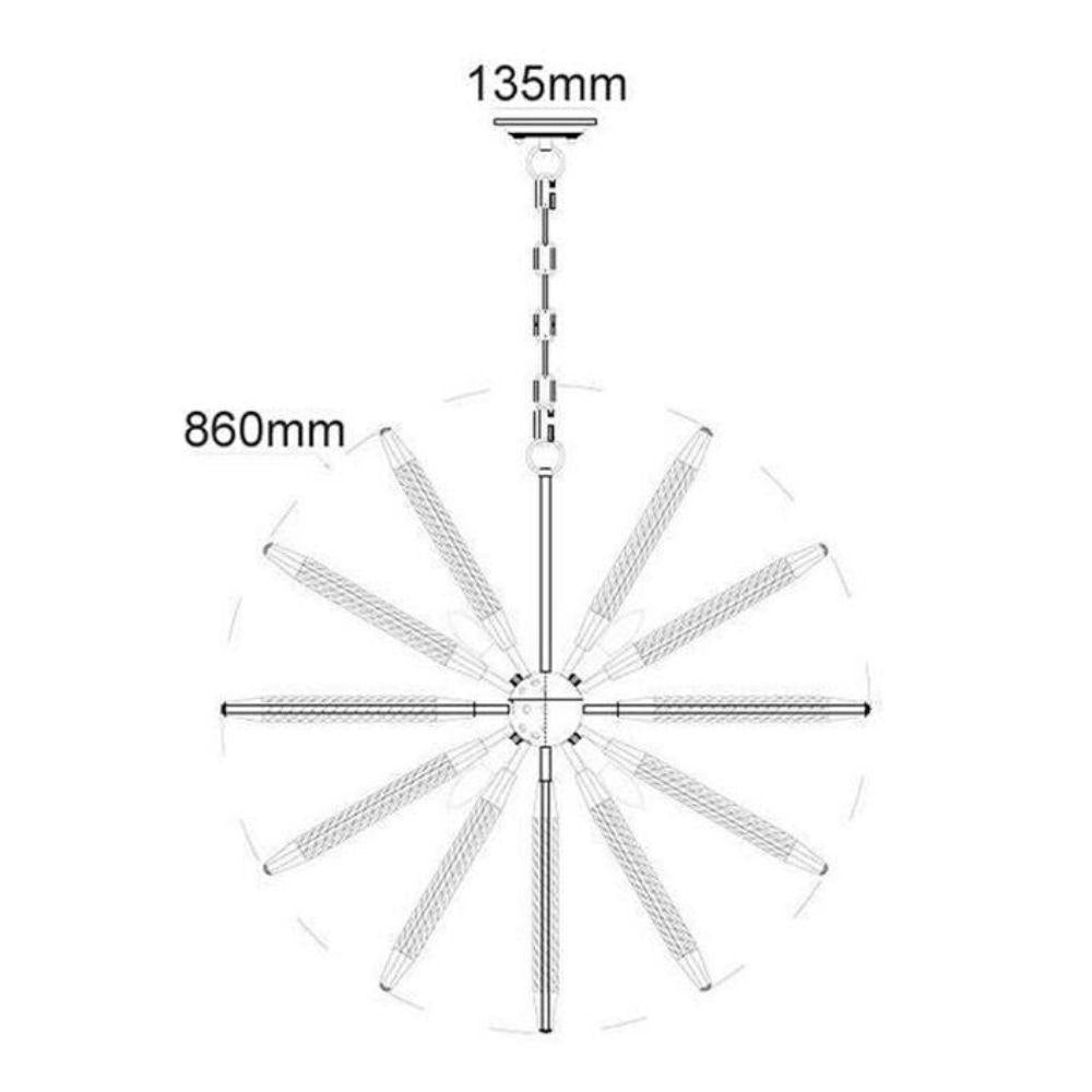 CLA MAZZA Pendant - 8 Light-CLA Lighting-Ozlighting.com.au