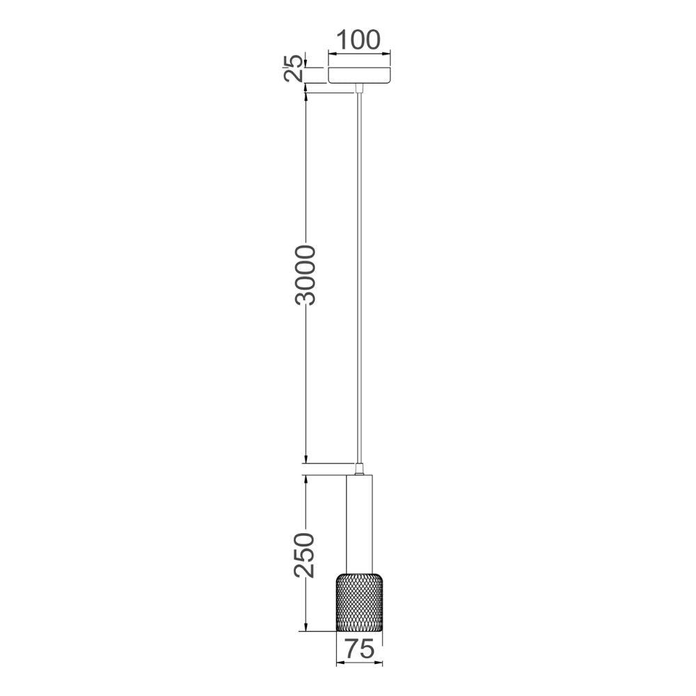 CLA MIKRO Pendant - 1 Light, IP20-CLA Lighting-Ozlighting.com.au