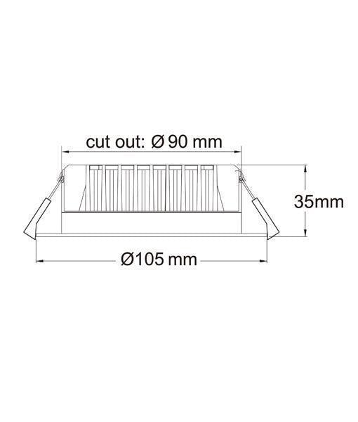 CLA MOTION LED Downlight - 10W/15W, IP20, PIR, Sensor-CLA Lighting-Ozlighting.com.au