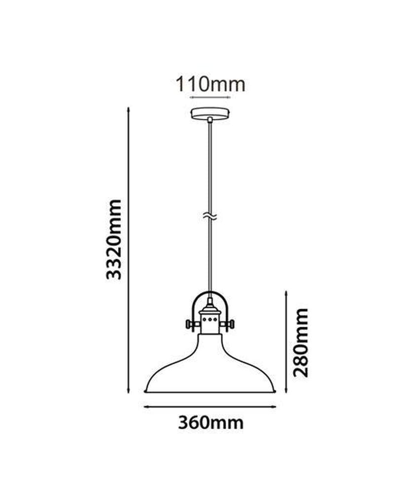CLA NARVIK Pendant - 1 Light-CLA Lighting-Ozlighting.com.au