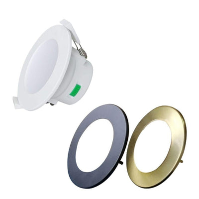 CLA NOVADLUX02 - 8W LED Mini Tri-Colour Dimmable Changeable Clip Faceplate LED Downlight IP44-CLA Lighting-Ozlighting.com.au