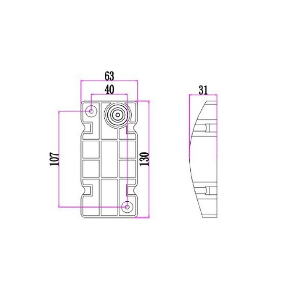 CLA OLA LED Wall Light - 7W, 3000K, IP65, Rectangular-CLA Lighting-Ozlighting.com.au