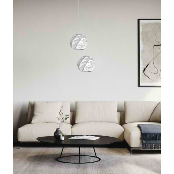 CLA ORIGAMI - 1 Light Interior Dome Carved Iron Pendant Lights IP20-CLA Lighting-Ozlighting.com.au