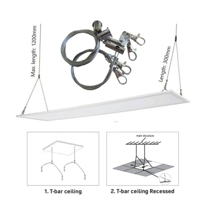 CLA PANELFR - LED Surface Mount Trim Frame And Suspension Kit For Edgelit LED Panel Light-CLA Lighting-Ozlighting.com.au