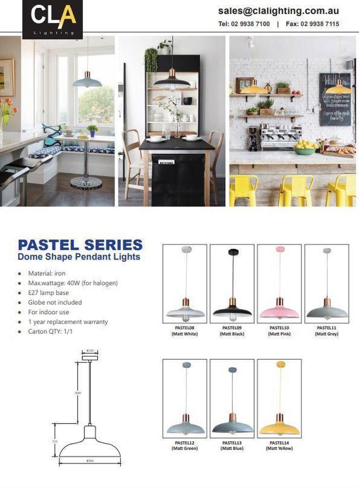 CLA PASTEL-C Pendant - 1 Light-CLA Lighting-Ozlighting.com.au