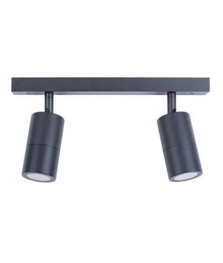 CLA PG2BAR - 2xGU10 2 Light Bar Adjustable Rail Ceiling Spot Light IP44-CLA Lighting-Ozlighting.com.au