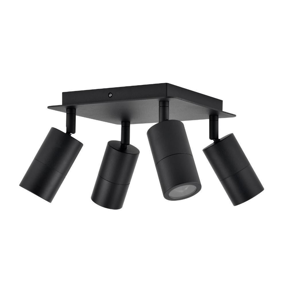 CLA PG4SQ Spotlight - 4xGU10, 4 Light, IP44, Square, Adjustable-CLA Lighting-Ozlighting.com.au