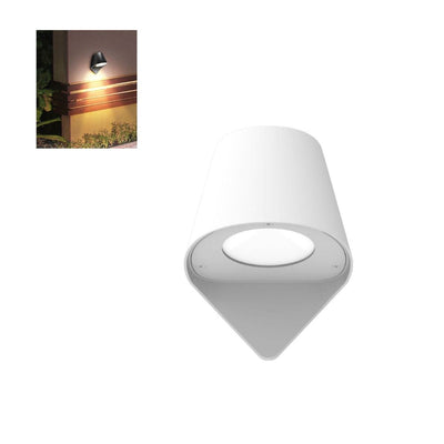 CLA PIL - GU10 Modern Exterior Downward Wall Bracket Light IP44 White-CLA Lighting-Ozlighting.com.au