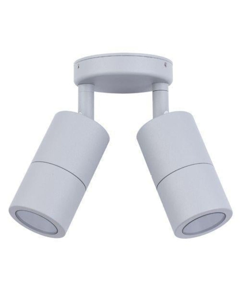 CLA PM2A - 2xMR16 12V DC Exterior Double Adjustable Wall Spot Light IP65 - DRIVER REQUIRED-CLA Lighting-Ozlighting.com.au