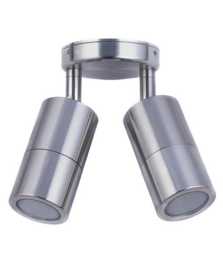 CLA PM2A - 2xMR16 12V DC Exterior Double Adjustable Wall Spot Light IP65 - DRIVER REQUIRED-CLA Lighting-Ozlighting.com.au
