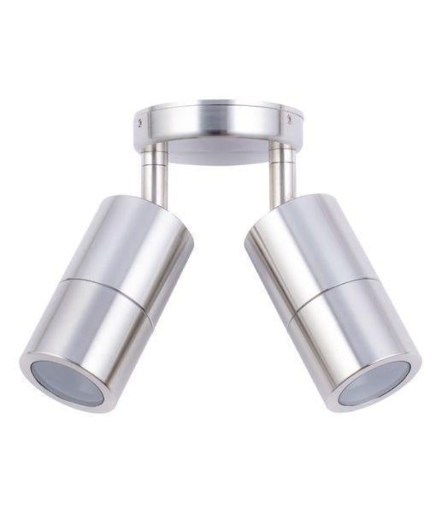 CLA PM2A - 2xMR16 12V DC Exterior Double Adjustable Wall Spot Light IP65 - DRIVER REQUIRED-CLA Lighting-Ozlighting.com.au