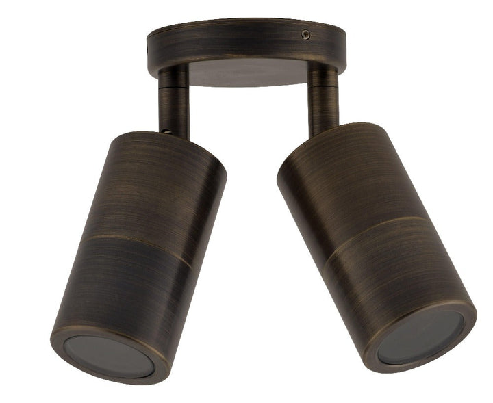 CLA PM2A - 2xMR16 12V DC Exterior Double Adjustable Wall Spot Light IP65 - DRIVER REQUIRED-CLA Lighting-Ozlighting.com.au