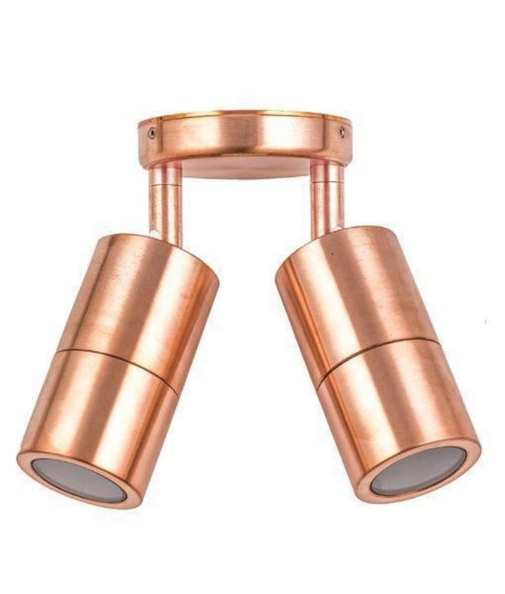 CLA PM2A - 2xMR16 12V DC Exterior Double Adjustable Wall Spot Light IP65 - DRIVER REQUIRED-CLA Lighting-Ozlighting.com.au