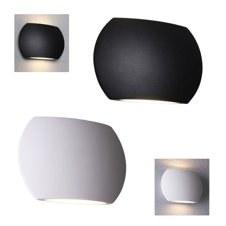 CLA REMO - 6.8W LED Modern Exterior Up/Down Wall Light IP54 - 3000K-CLA Lighting-Ozlighting.com.au