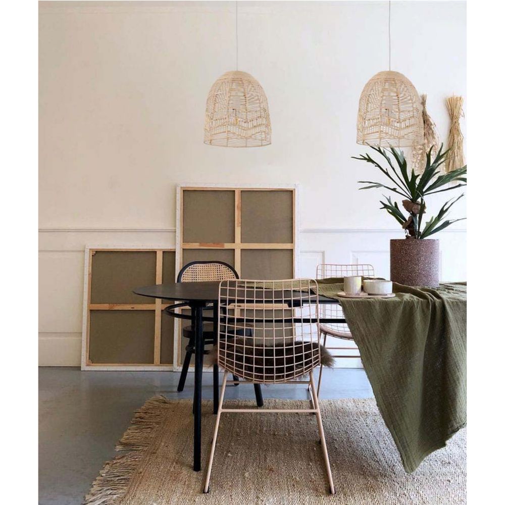 CLA ROTA Pendant - 1 Light, IP20, Rattan-CLA Lighting-Ozlighting.com.au