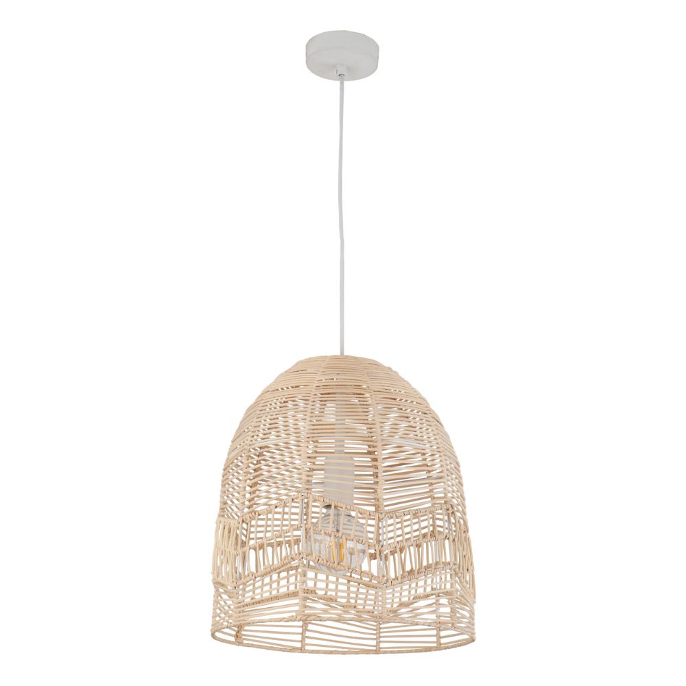 CLA ROTA Pendant - 1 Light, IP20, Rattan-CLA Lighting-Ozlighting.com.au
