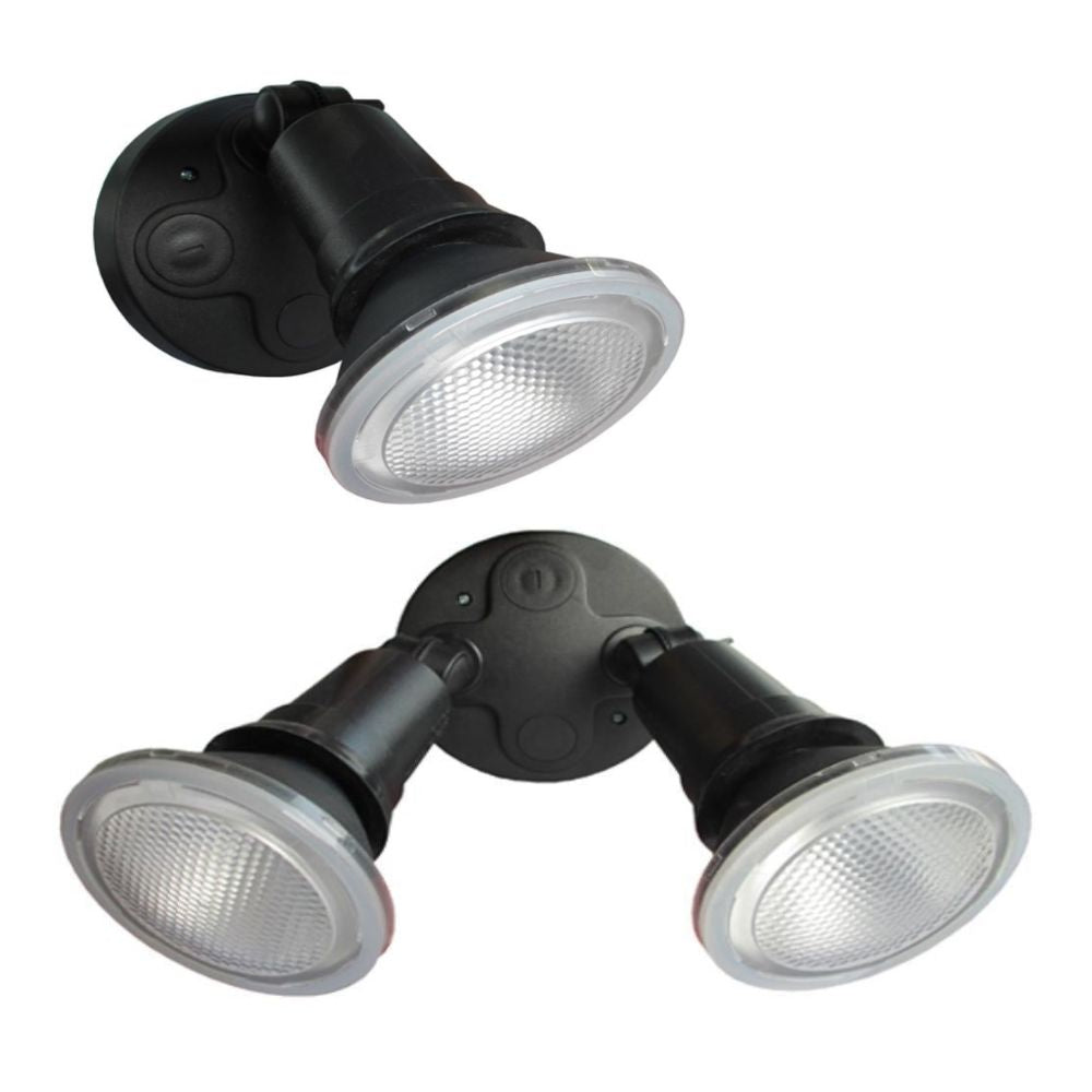 CLA SEC LED PAR30 Single Head/Twin Head Exterior Security Spot Light - 10W/20W, IP54, 5000K-CLA Lighting-Ozlighting.com.au
