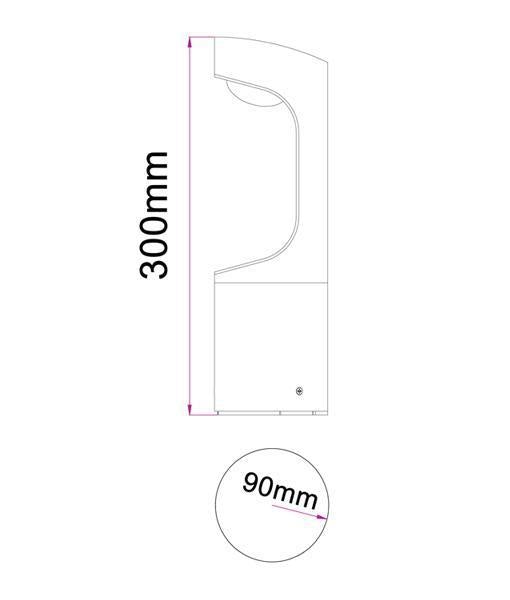CLA SETH - Exterior LED Bollard IP54 - 3000K-CLA Lighting-Ozlighting.com.au