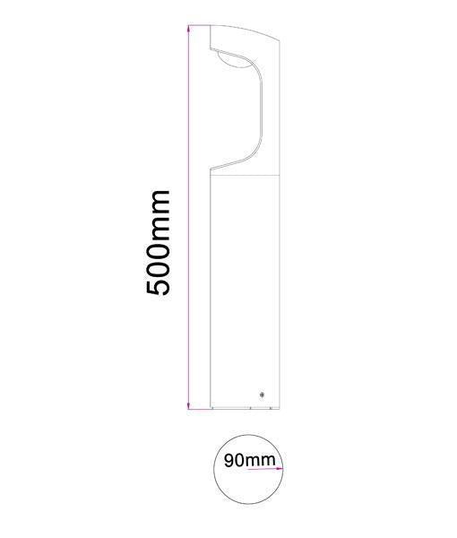 CLA SETH LED Bollard Light - 3000K, IP54-CLA Lighting-Ozlighting.com.au