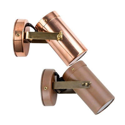 CLA SG1A - GU10 Exterior Adjustable Spot Wall Light IP54 - Copper/Aged Copper-CLA Lighting-Ozlighting.com.au