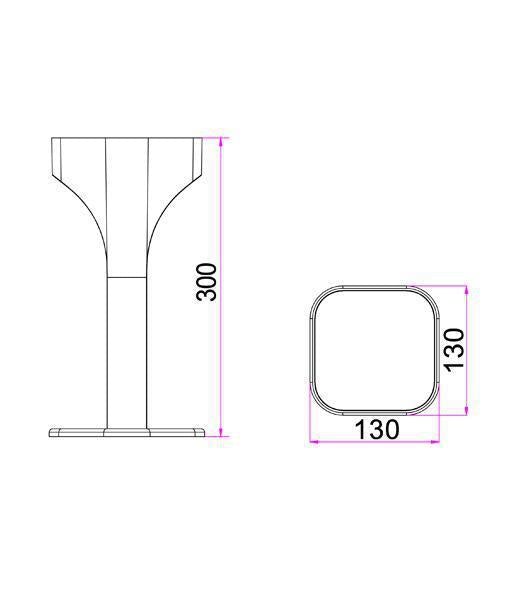 CLA SHU - Exterior LED Bollard IP65 - 3000K-CLA Lighting-Ozlighting.com.au