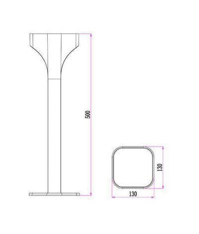 CLA SHU - Exterior LED Bollard IP65 - 3000K-CLA Lighting-Ozlighting.com.au