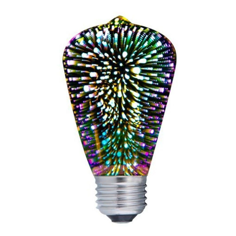 CLA SPECTRA - 4W LED Firework Effect Decorative Pear ST64 Shape Globe-CLA Lighting-Ozlighting.com.au