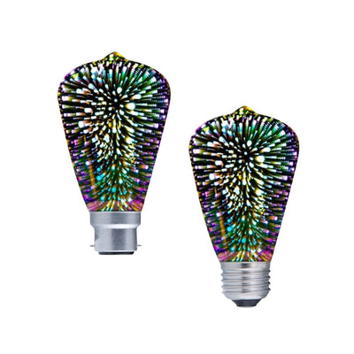 CLA SPECTRA - 4W LED Firework Effect Decorative Pear ST64 Shape Globe-CLA Lighting-Ozlighting.com.au