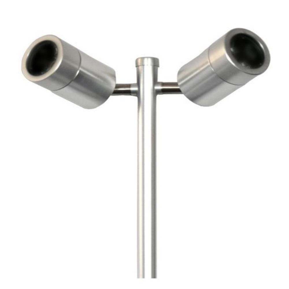 CLA SPM2AL Garden Spike Light - 12V DC, 2xMR16, IP65, Twin Head - DRIVER REQUIRED-CLA Lighting-Ozlighting.com.au