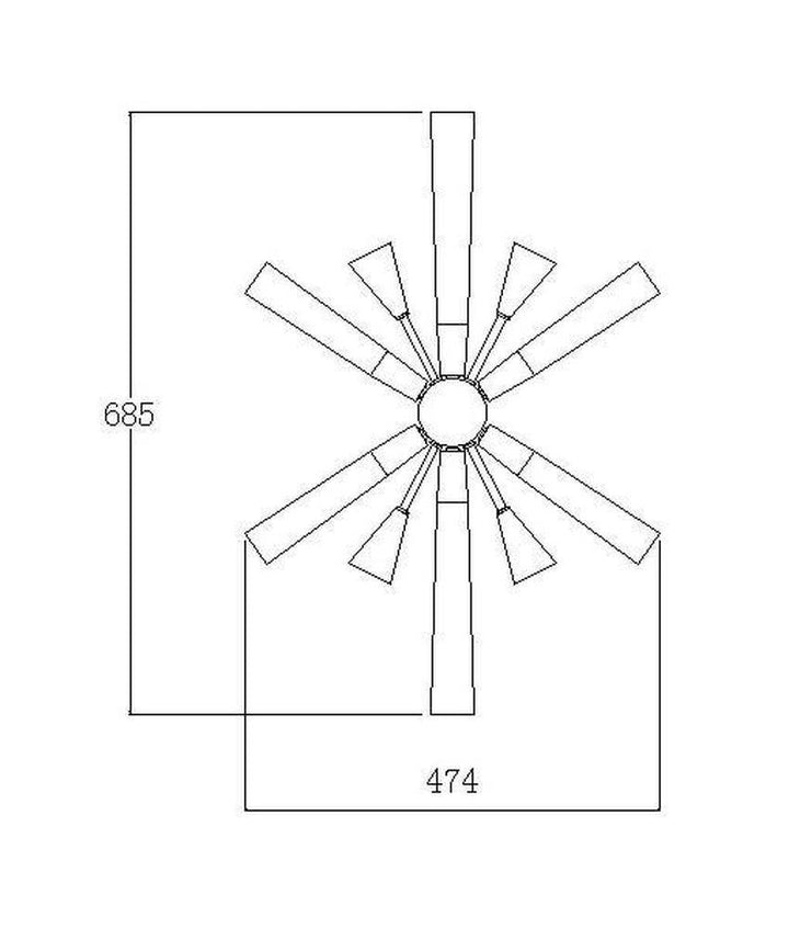 CLA SPUTNIK - 4/6 Light Pendant-CLA Lighting-Ozlighting.com.au