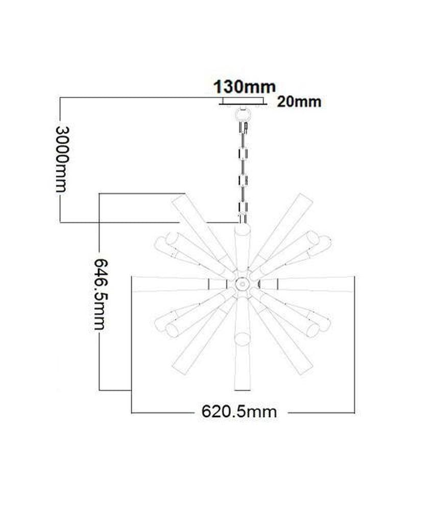 CLA SPUTNIK - 4/6 Light Pendant-CLA Lighting-Ozlighting.com.au