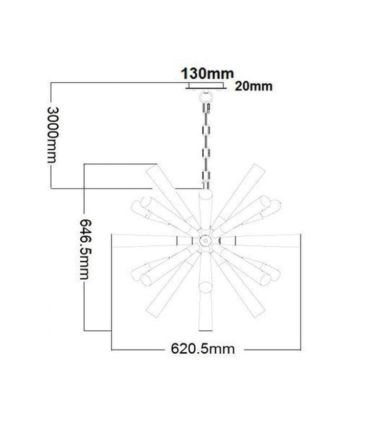 CLA SPUTNIK - 4/6 Light Pendant-CLA Lighting-Ozlighting.com.au