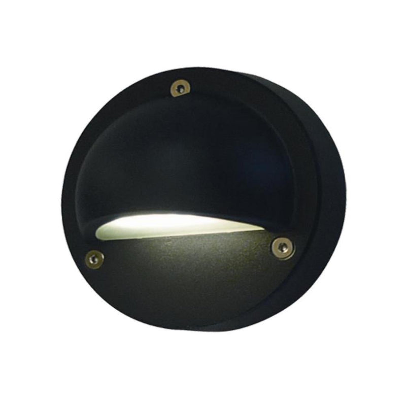 CLA STE2/4 - 1W LED Exterior Eyelid Surface Mount Step Light IP44 - 3000K-CLA Lighting-Ozlighting.com.au