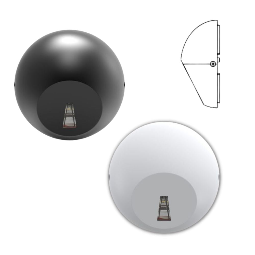 CLA STE7/8 LED Step Light - 3.5W, 3000K, IP65, Round, Surface Mount-CLA Lighting-Ozlighting.com.au