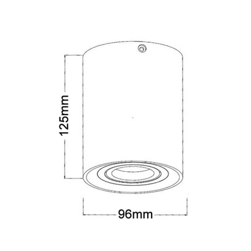 CLA SURFACE-17A/18A Downlight - GU10, Round, Surface Mount-CLA Lighting-Ozlighting.com.au