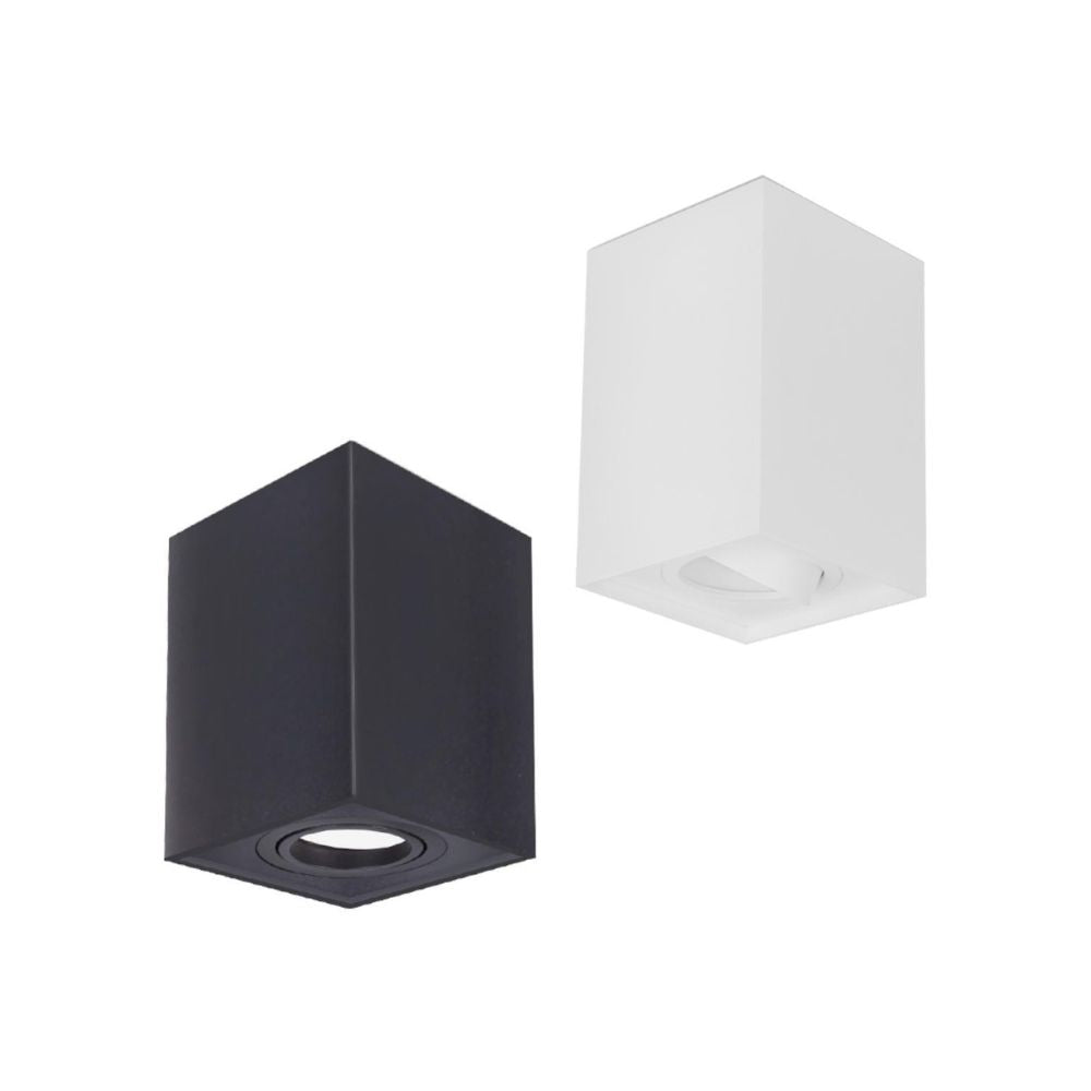 CLA SURFACE-24/25 Downlight - GU10, Square, Tilt, Adjustable, Surface Mount-CLA Lighting-Ozlighting.com.au
