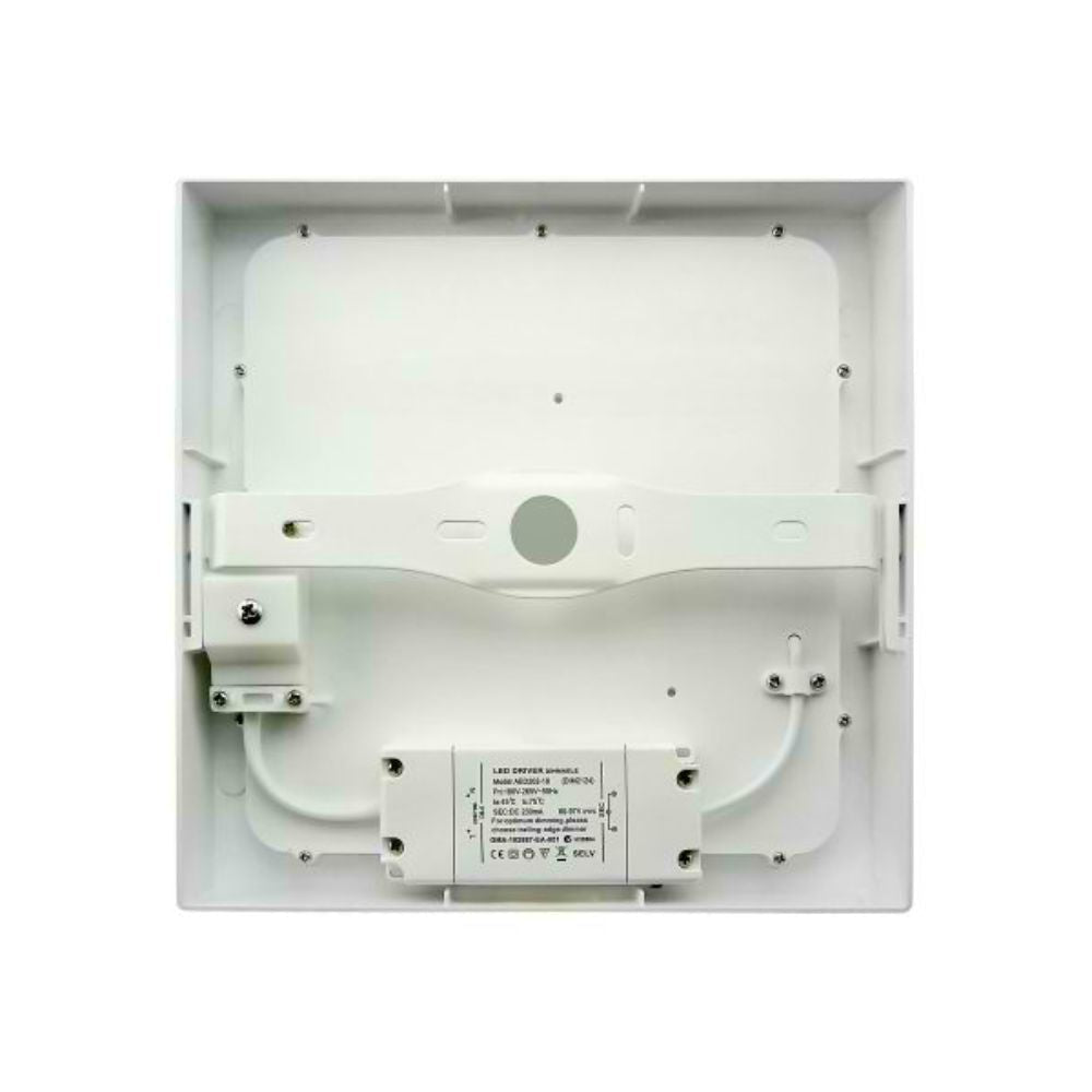 CLA SURFACE-9D/12D LED Oyster Light - 18W, 3000K/5000K, Dimmable, Square, 225mm-CLA Lighting-Ozlighting.com.au