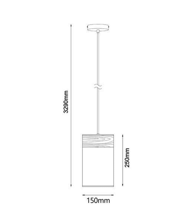 CLA TAMBURA-S - 1 Light Pendant-CLA Lighting-Ozlighting.com.au