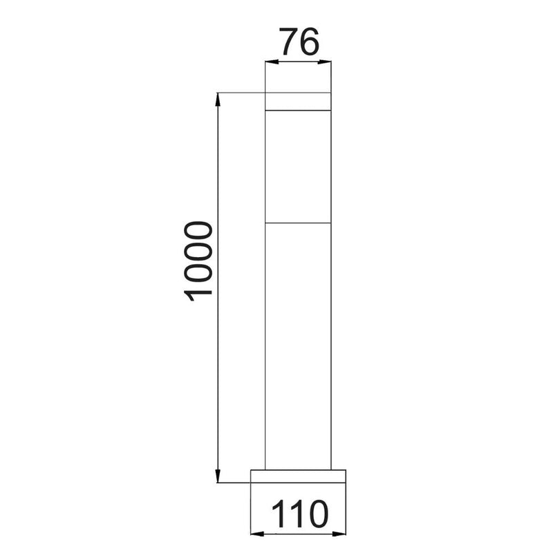 CLA TORRE - 450mm/1000mm Exterior Bollard Light IP44-CLA Lighting-Ozlighting.com.au