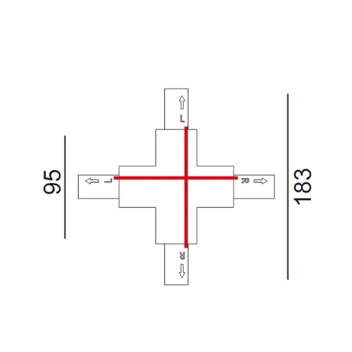 CLA TRACK-ACC - 3 Wire 1 Circuit / 4 Wire 3 Circuit Track-CLA Lighting-Ozlighting.com.au
