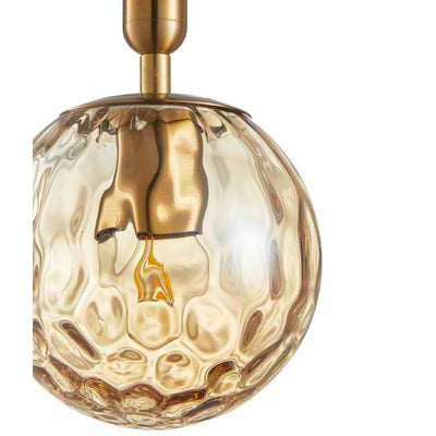 CLA TRATTINO - 1/3 Light Spherical Glass Brass Highlight Pendant Lights IP20-CLA Lighting-Ozlighting.com.au