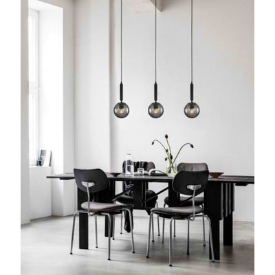 CLA TRATTINO - 1/3 Light Spherical Glass Brass Highlight Pendant Lights IP20-CLA Lighting-Ozlighting.com.au