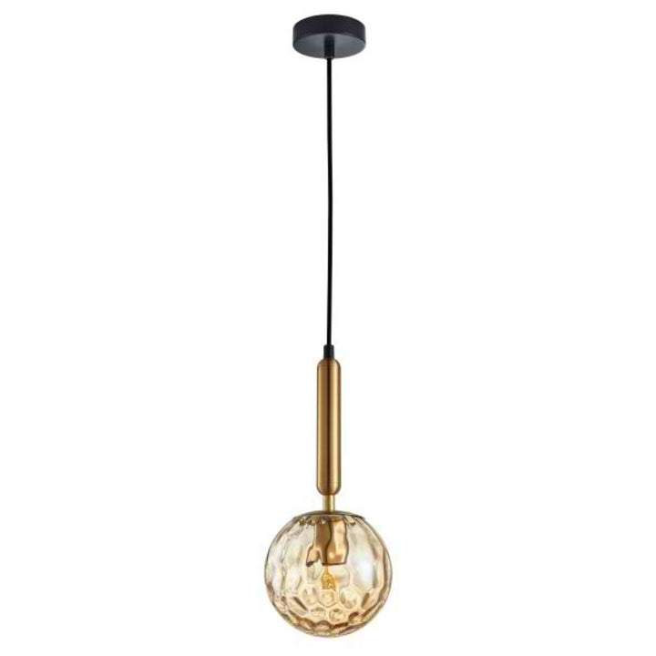 CLA TRATTINO - 1/3 Light Spherical Glass Brass Highlight Pendant Lights IP20-CLA Lighting-Ozlighting.com.au