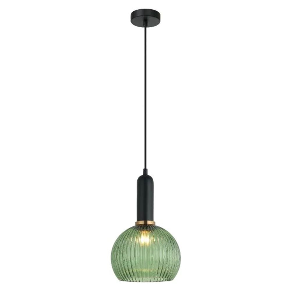 CLA VINTAJ - 1 Light Wine Glass Ribbed Glass Pendant Lights-CLA Lighting-Ozlighting.com.au