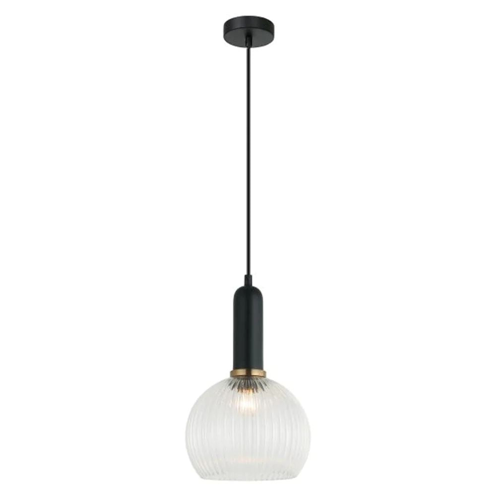 CLA VINTAJ Pendant - 1 Light, Wine Glass, Ribbed Glass-CLA Lighting-Ozlighting.com.au