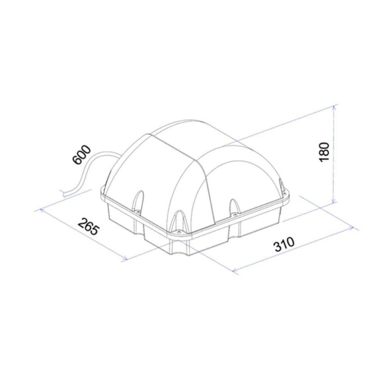 CLA WALLPACK - 20W LED Exterior Commercial Bulkhead Wall Pack Light IK10 IP65 - 5000K-CLA Lighting-Ozlighting.com.au