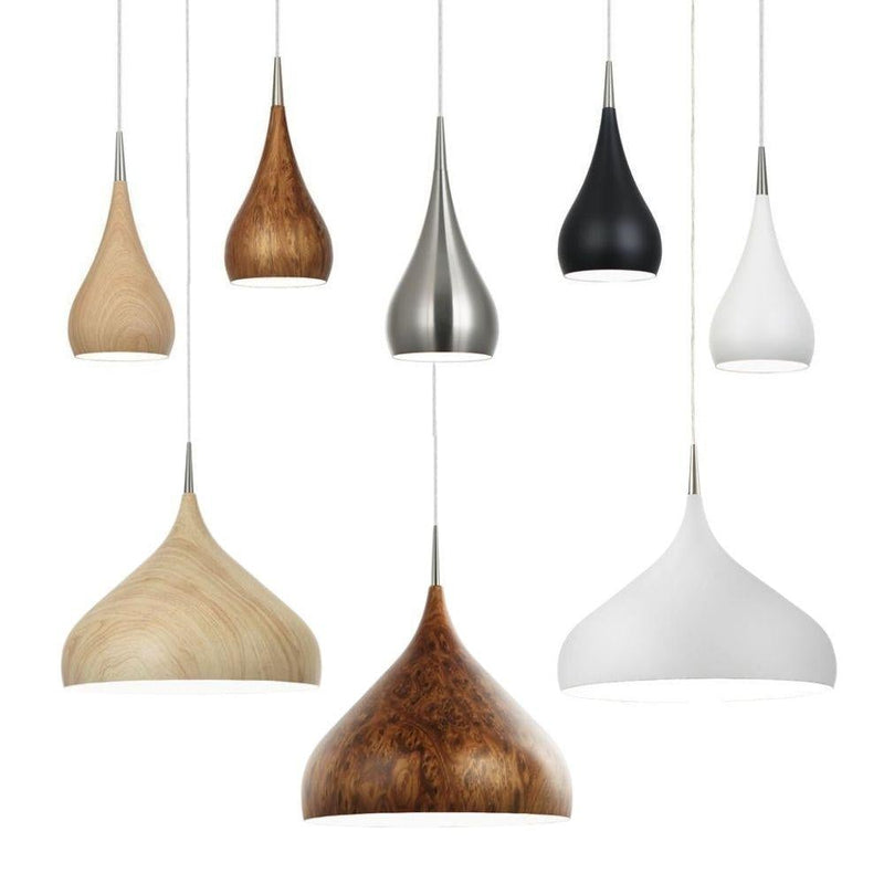 CLA ZARA - 1 Light Metal Dome Pendant-CLA Lighting-Ozlighting.com.au