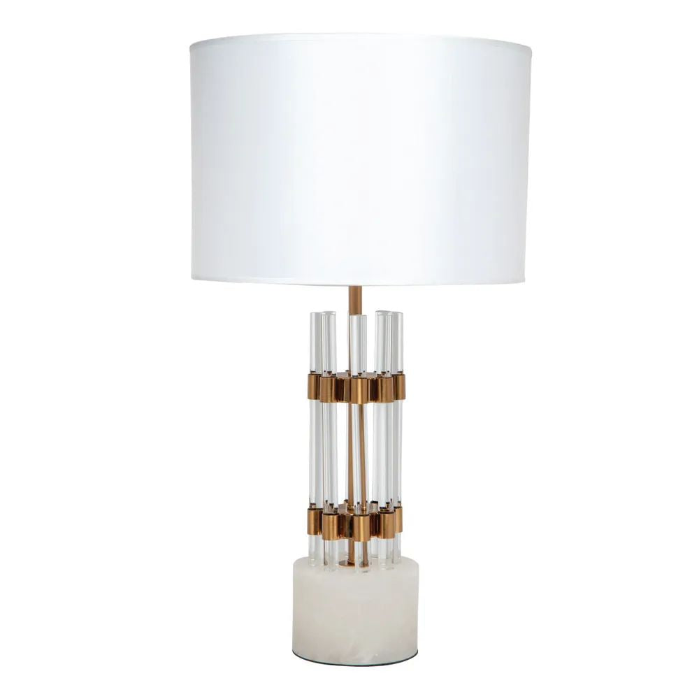 Cafe Lighting ABBEY Table Lamp - Glass & Marble-Cafe Lighting-Ozlighting.com.au