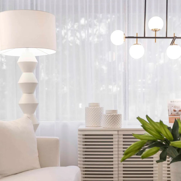 Cafe Lighting ABSTRACT - Minimalist White Floor Lamp-Cafe Lighting-Ozlighting.com.au