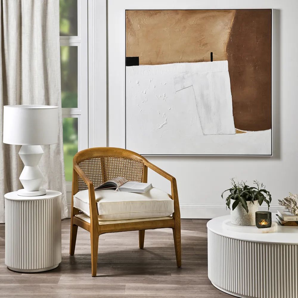 Cafe Lighting ABSTRACT Table Lamp - Minimalist White-Cafe Lighting-Ozlighting.com.au